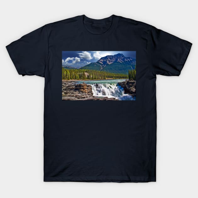 Canada. Jasper National Park. Athabasca Falls. T-Shirt by vadim19